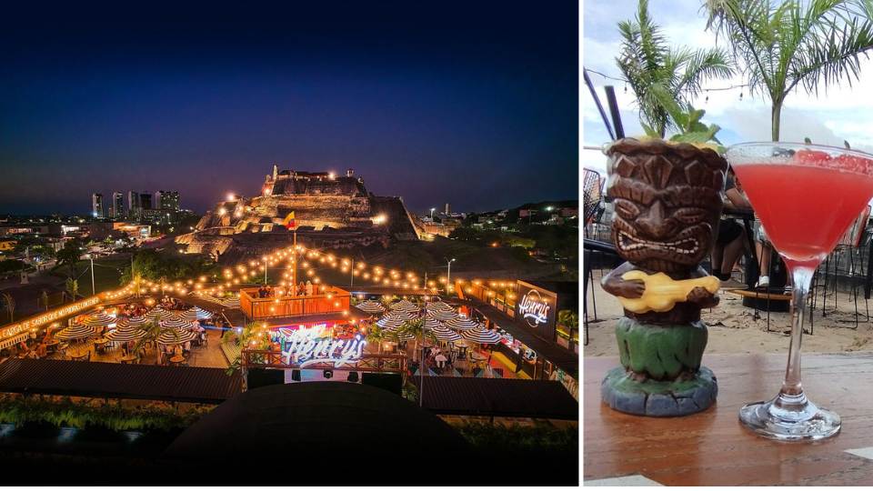 Rooftop terraza Herrys San Felipe en Cartagena